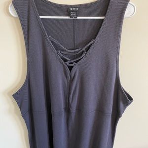 Torrid Grey tank top